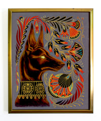 Image 1 of Pharaoh in brass frame