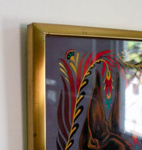 Image 2 of Pharaoh in brass frame
