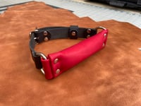 Image 1 of Bargain Box - Single Strap Leather (cleave style) Stuffed Gag