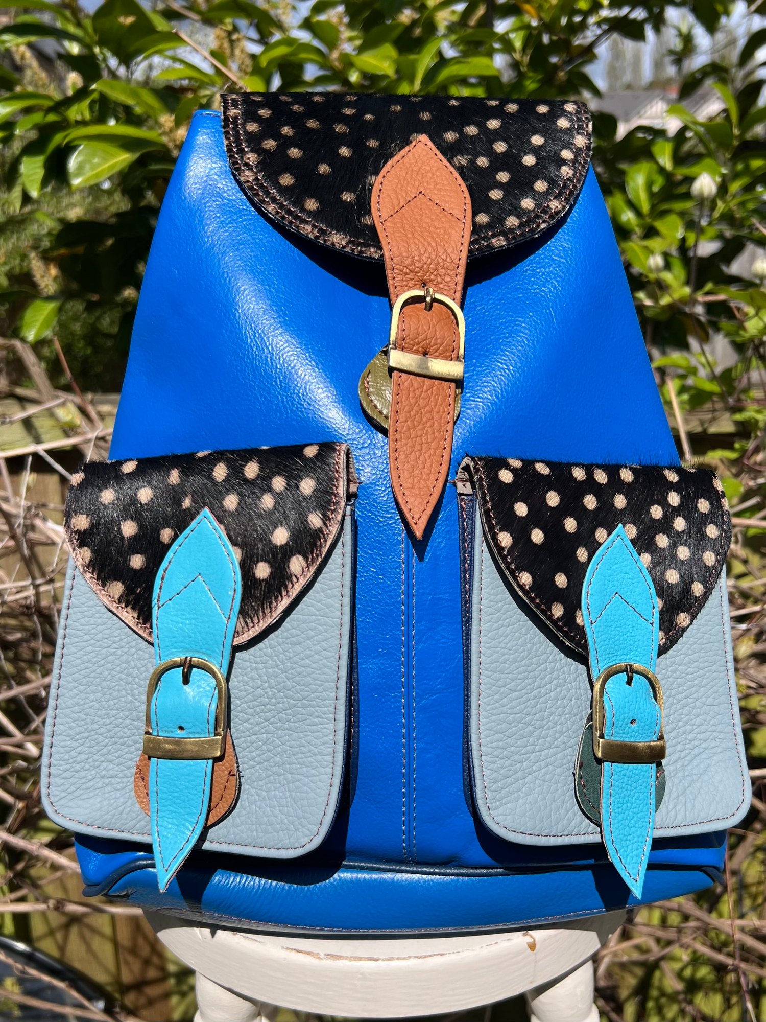Image of Traditional coloured backpack -2 pkt #32B