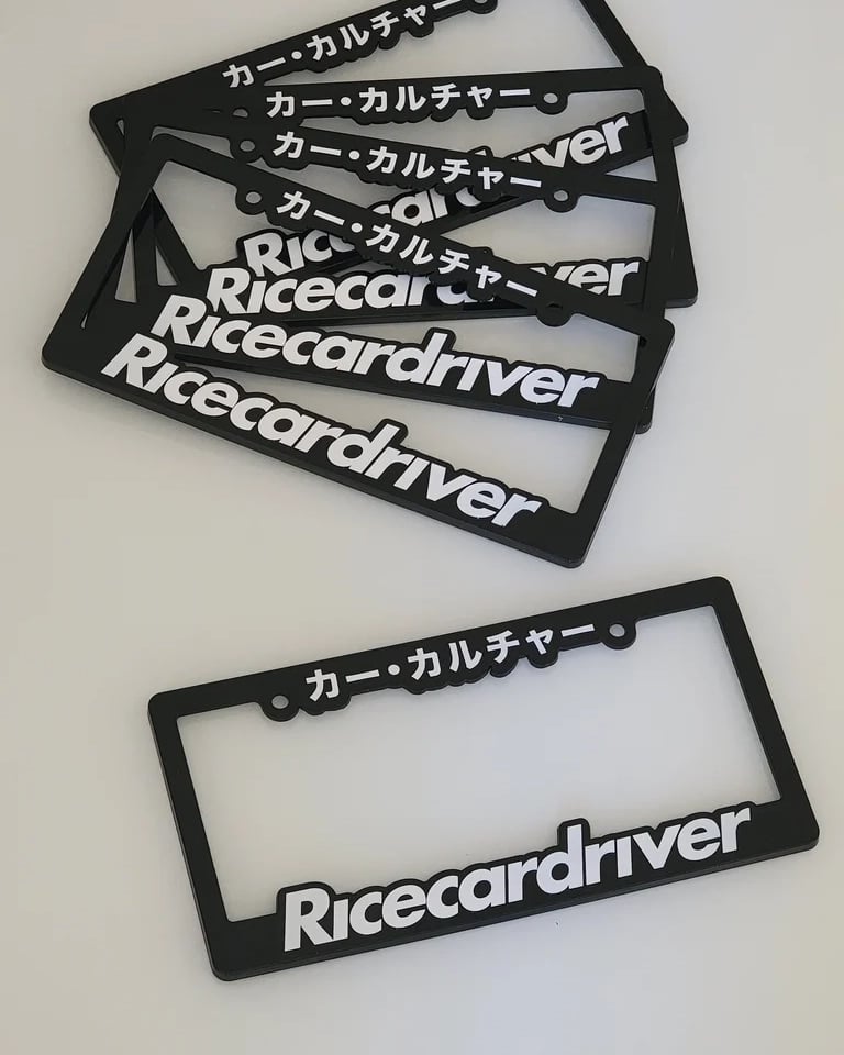 Image of RICECARDRIVER License Plate Frame