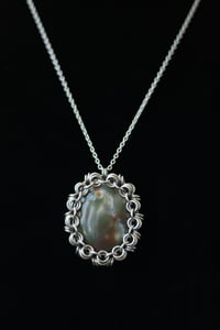 Image 2 of Wrapped Ocean Jasper Necklace