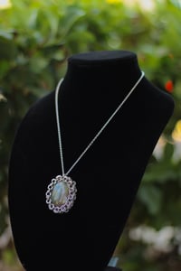 Image 4 of Wrapped Ocean Jasper Necklace