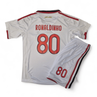 Image 3 of AC Milan away 2009 2010 RONALDINHO kids retro kit