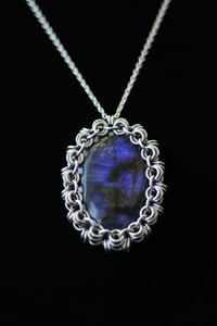 Image 2 of Wrapped Labradorite Necklace