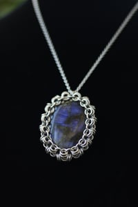 Image 3 of Wrapped Labradorite Necklace