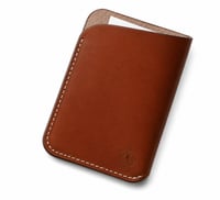 Image 1 of Brown Leather Wallet / Miminalist Card Sleeve
