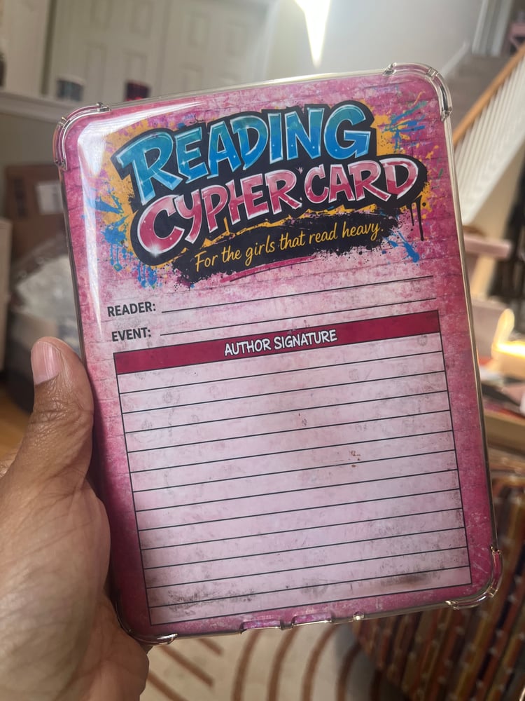 Image of Author Signature Insert-Pink