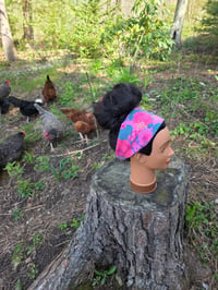 Image 3 of Pure Cotton Knit Headband in Electric Rose