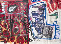 Image 2 of A3 Giclée Art Print — FAMILY FOLK… — collaboration with Cranfield Crew and Marc Craig