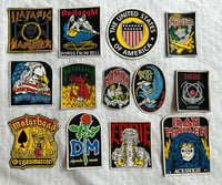 Image 1 of Vintage rubber metal patches 