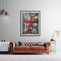 Image 2 of FAMILY FOLK-PSYCHEDELIC — original artwork — collaboration with Cranfield Crew and Marc Craig