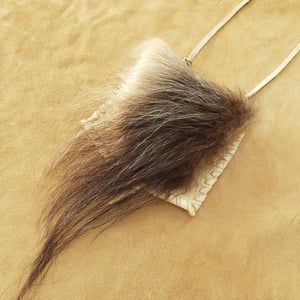 Image of Musk Ox Hide and Deerskin Bag
