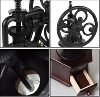 Image 7 of 👑The Armored Kingdom Medieval Coffee/ Spice Grinder-Antique Mill with Cast Iron Hand Crank 