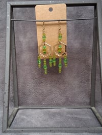 Image 3 of green hexagons 