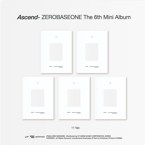 Image of [PRE-ORDER] ZEROBASEONE ‘Ascend-’ (11 Ver.) + MnetPlus Merch POBs