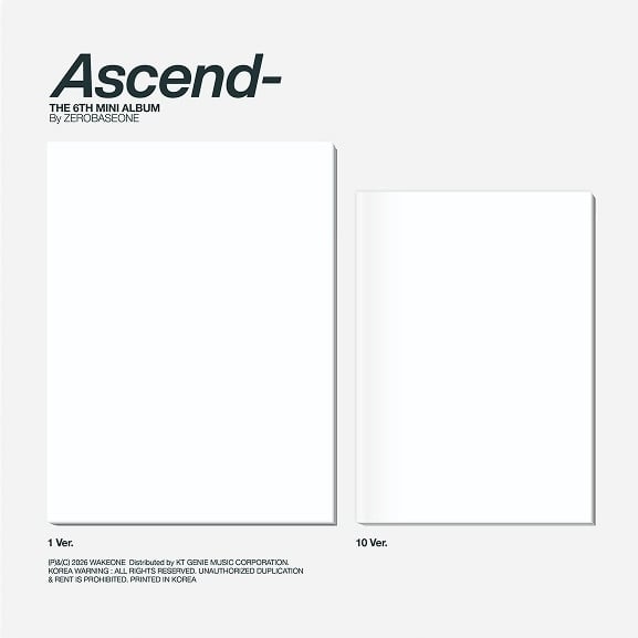 Image of [PRE-ORDER] ZEROBASEONE ‘Ascend-’ (Photobook Ver.) + MnetPlus Merch POBs