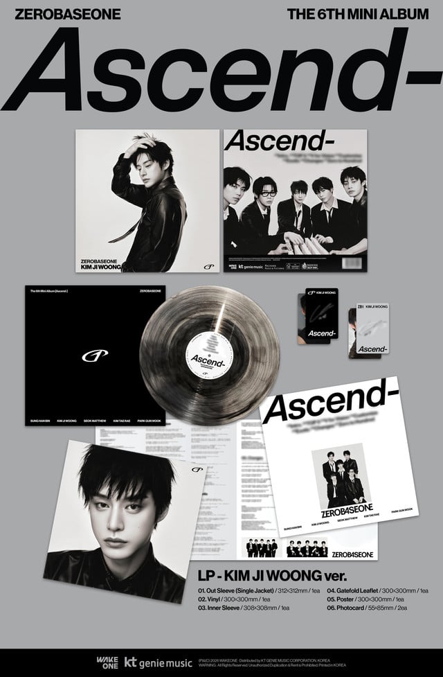 Image of [PRE-ORDER] ZEROBASEONE ‘Ascend-’ (LP Ver.)