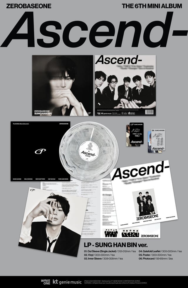 Image of [PRE-ORDER] ZEROBASEONE ‘Ascend-’ (LP Ver.)