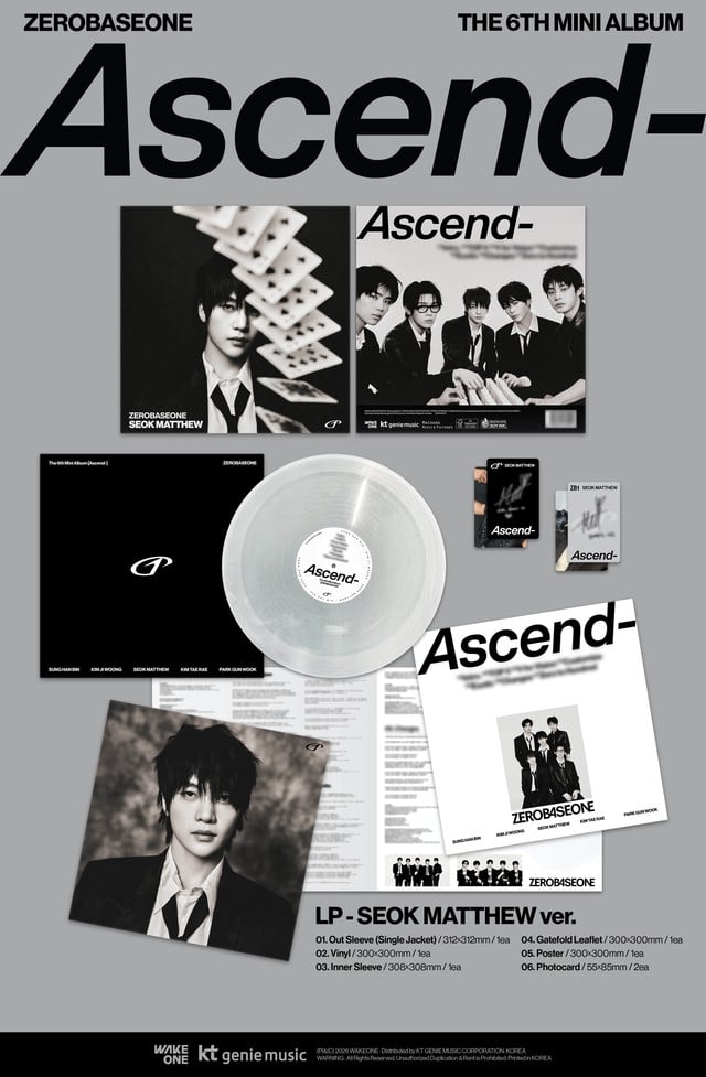 Image of [PRE-ORDER] ZEROBASEONE ‘Ascend-’ (LP Ver.)