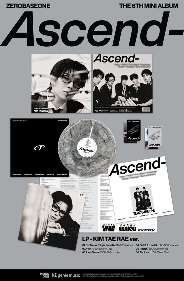 Image of [PRE-ORDER] ZEROBASEONE ‘Ascend-’ (LP Ver.)