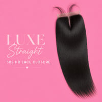 Image 1 of Straight 5x5 HD Lace Closure 
