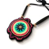 Beaded Mikinaak Pendant (Vibrant)