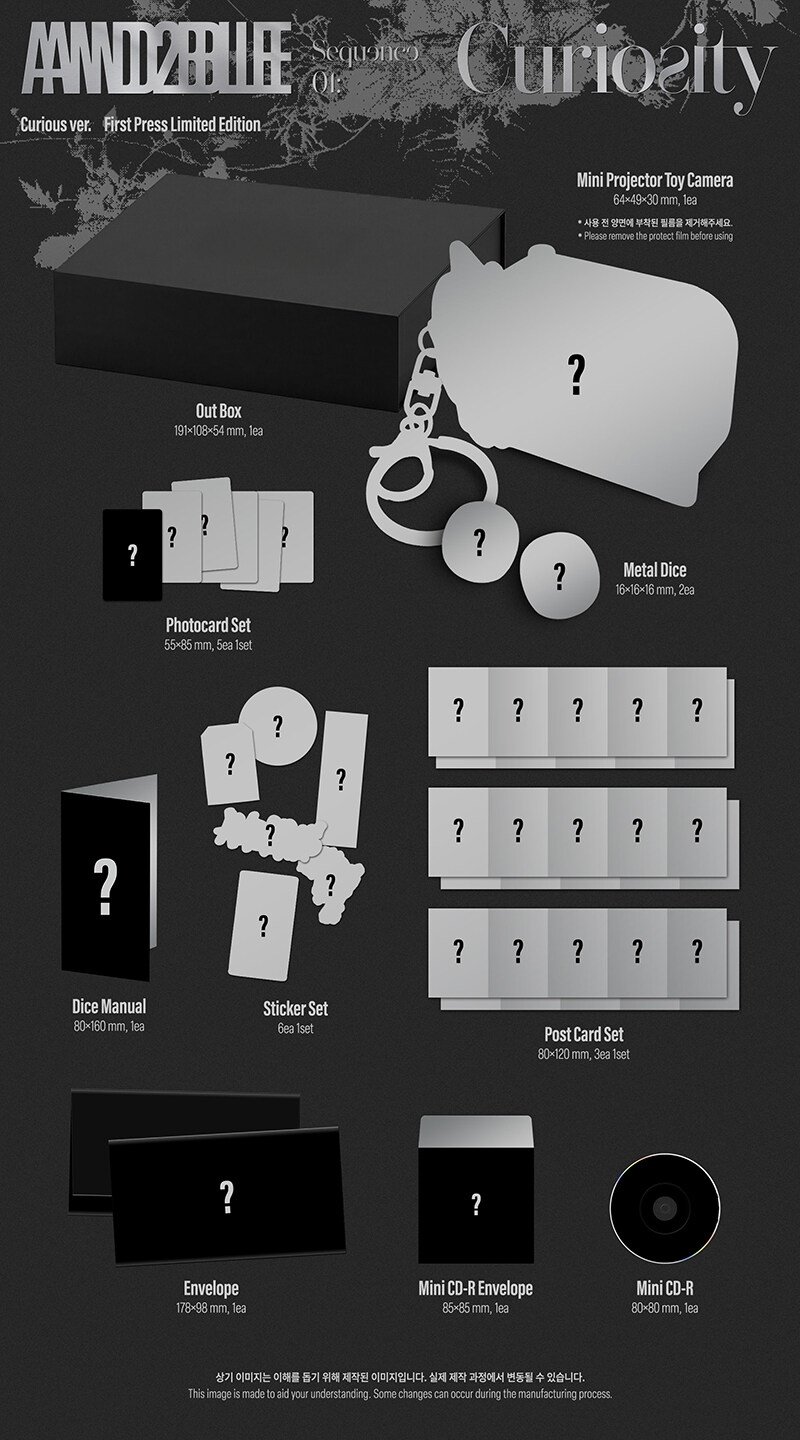 Image of [PRE-ORDER] AND2BLE ‘Sequence 01: Curiosity’ (Curious Ver.)