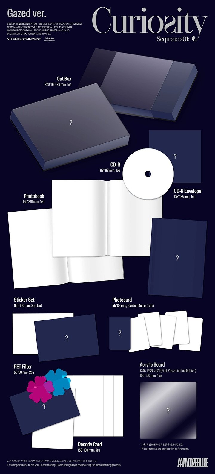 Image of [PRE-ORDER] AND2BLE ‘Sequence 01: Curiosity’ + Weverse Shop POBs