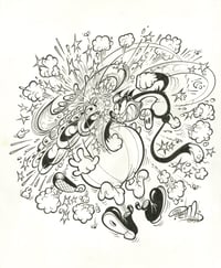 Salt Pork Original Ink Art