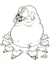 Sausage Party Original Ink Art