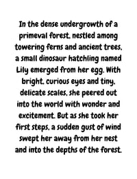 Image 2 of Lilly - The Lost Hatchling | Personalized Dinosaur Book for Kids | Digital Download