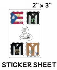 Image 2 of Puerto Rico Sticker Sheet