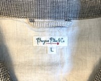 Image 3 of Burgus Plus BP16902 cotton/linen shop coat, size L