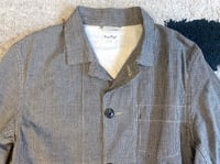 Image 2 of Burgus Plus BP16902 cotton/linen shop coat, size L