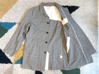 Image 4 of Burgus Plus BP16902 cotton/linen shop coat, size L