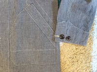 Image 5 of Burgus Plus BP16902 cotton/linen shop coat, size L