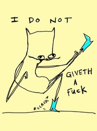 Giveth 5x7 numbered and signed PRINT