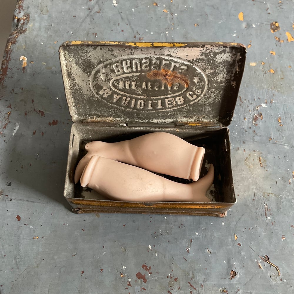 Image of Doll Legs & Vesta Tin