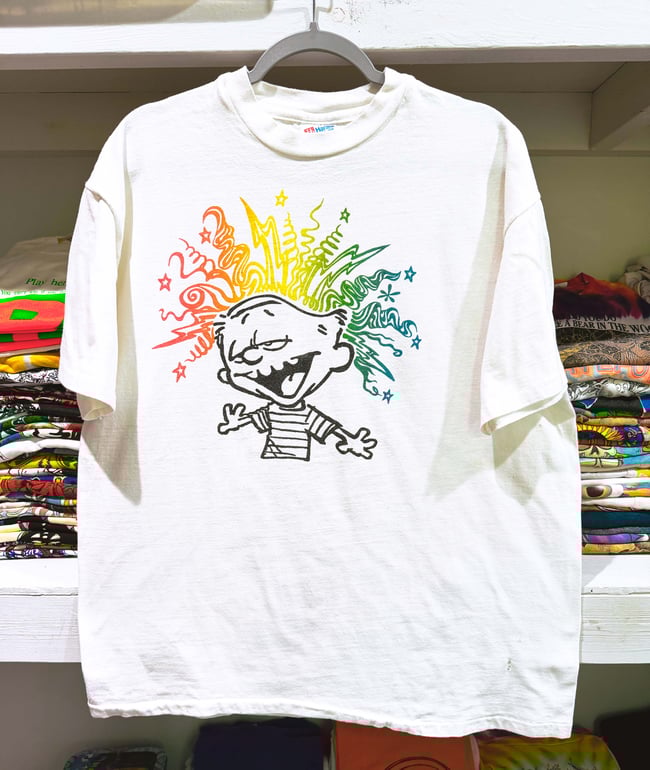 Grateful Dead 90s Calvin 'Never Had' Lot T-Shirt - Size XL