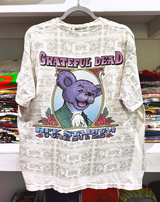 Grateful Dead 1995 RFK AOP T-Shirt - Size XL