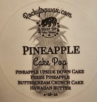 Pineapple Cake Pop-A Rocky Top Wax Works exclusive custom houseblend fragrance 