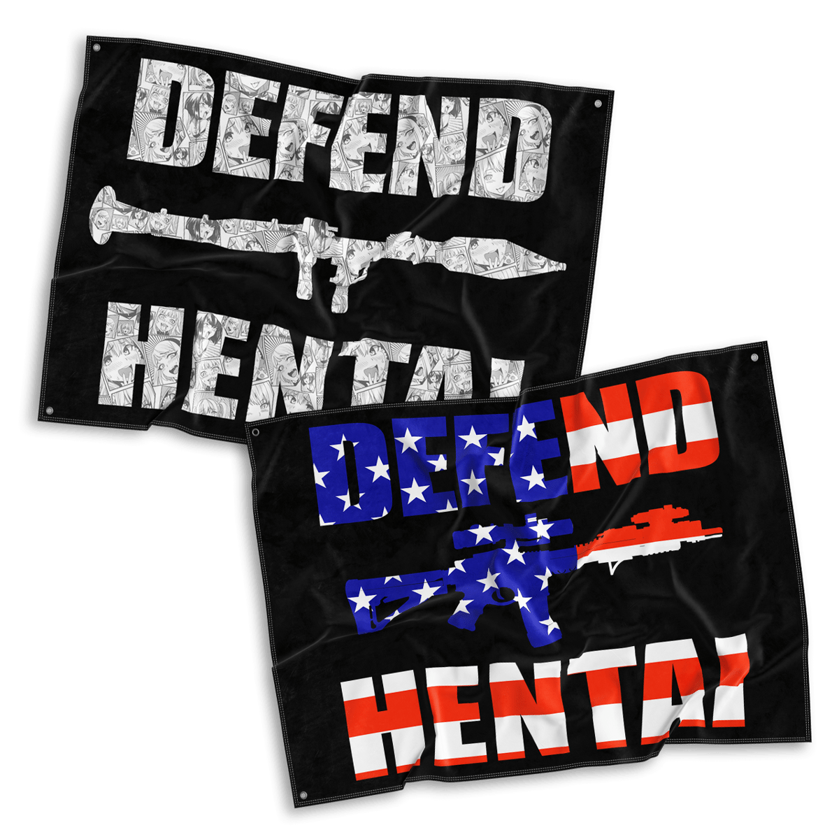 Image of Defend Hentai (New Variant) Flags