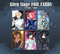 Image 1 of Foil raised cards ✦ Alien Stage