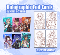 Image 1 of Foil raised cards ✦ Genshin Impact