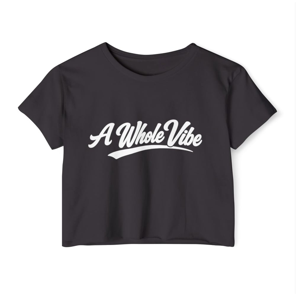Image of Crop Top — "A Whole Vibe" Festival Crop Top for Women-f238208c