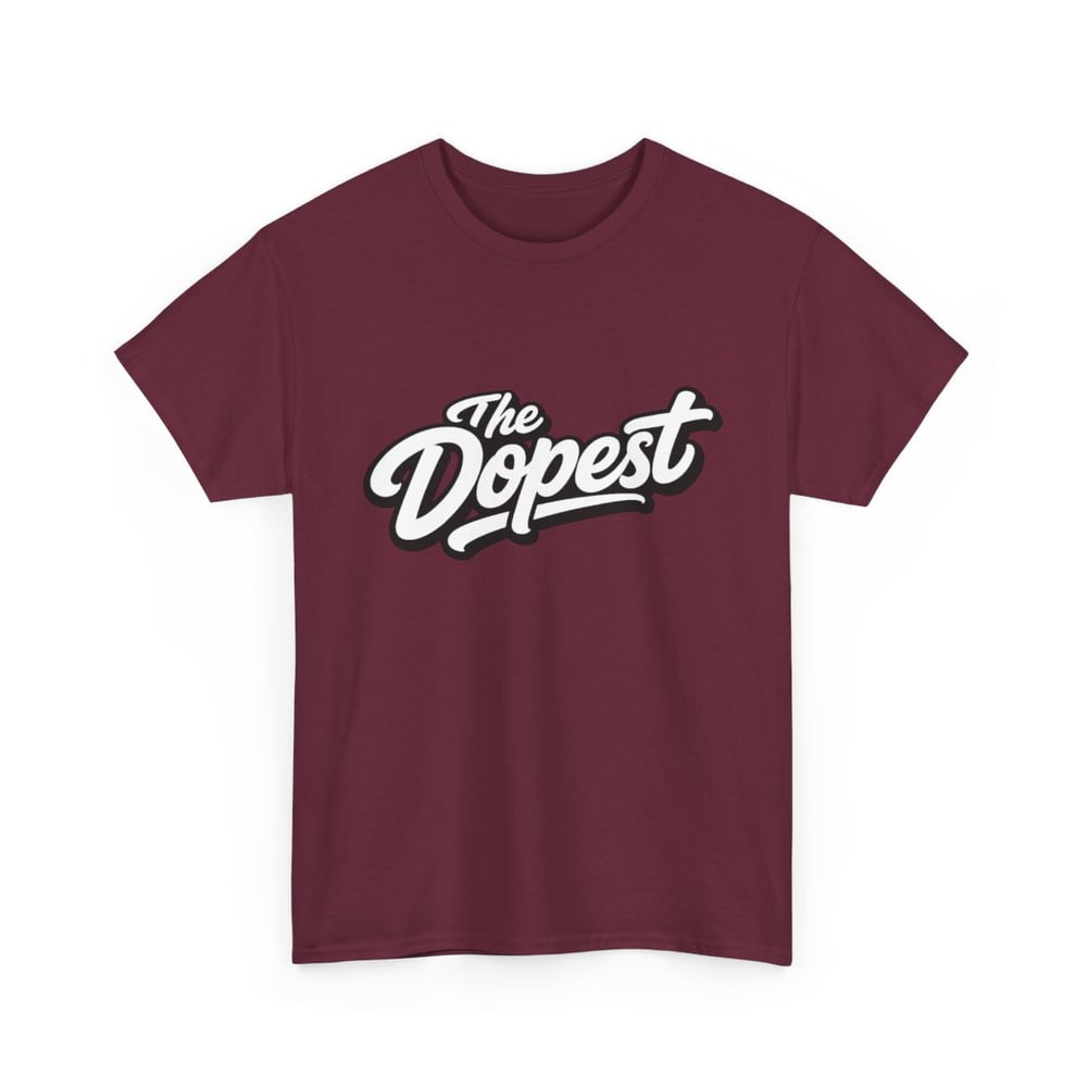 Image of The Dopest Tee — Script Logo Cotton T-Shirt (Envious Stylez Boutique)