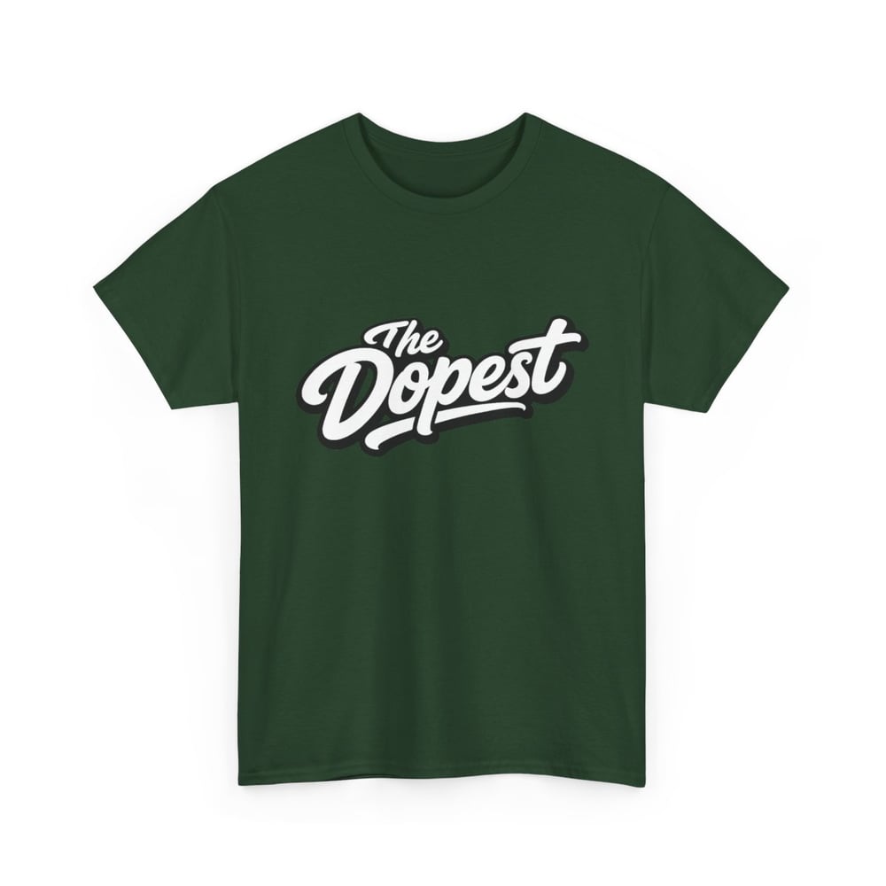 Image of The Dopest Tee — Script Logo Cotton T-Shirt (Envious Stylez Boutique)