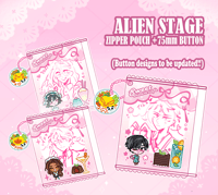 Image 1 of Zipper Pouch + Button ✦  Alien Stage