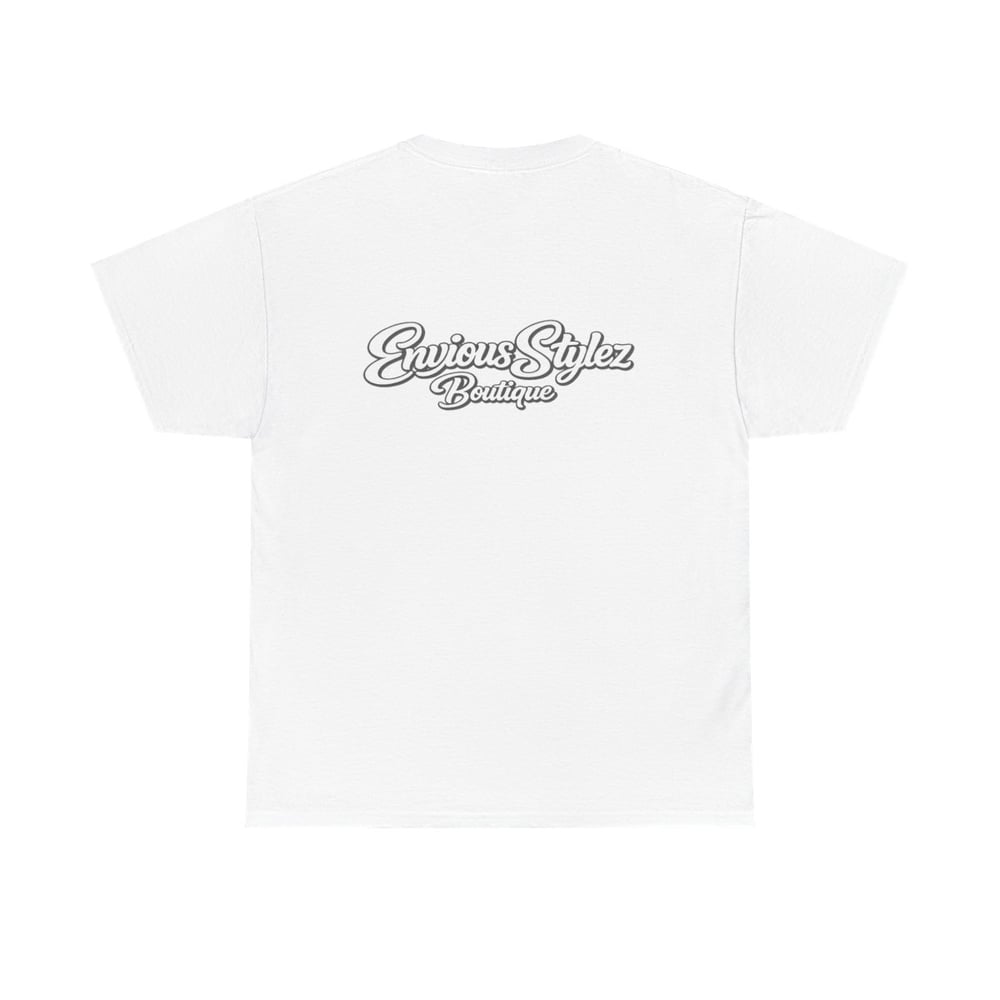 Image of Pretty & Paid Script Tee — 'Envious Stylez Boutique' Logo T-Shirt